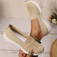 Chaussures de marche sans lacets en maille respirante pour femme