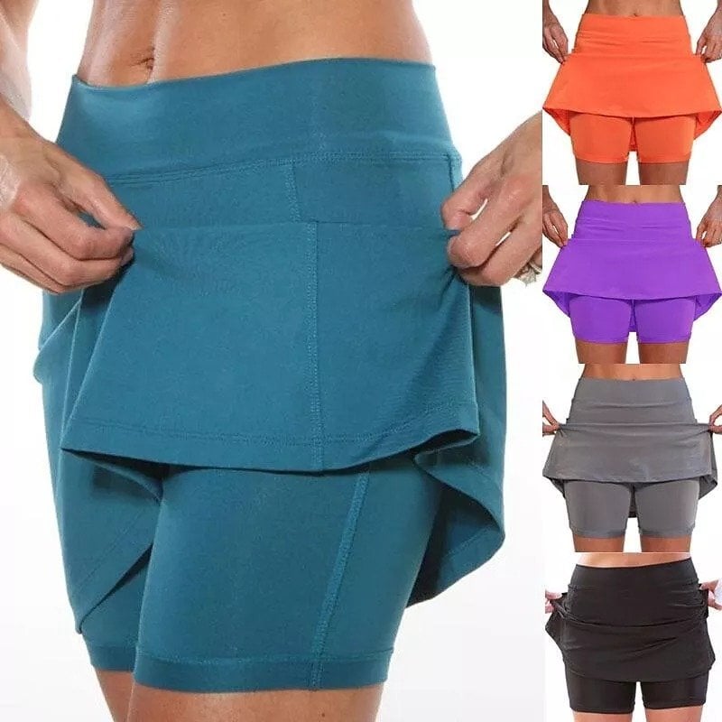 🌟50 % DE RÉDUCTION – 🎁Jupe-short de sport anti-frottements – Ultra-douce et confortable🔥