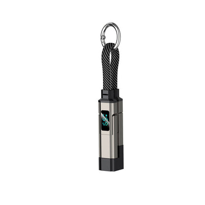 💥 Offre spéciale : Achetez 2, recevez 1 GRATUIT !🔌 Câble de charge 4 en 1 avec affichage numérique et anneau porte-clés – charge rapide, résistant aux nœuds et compact