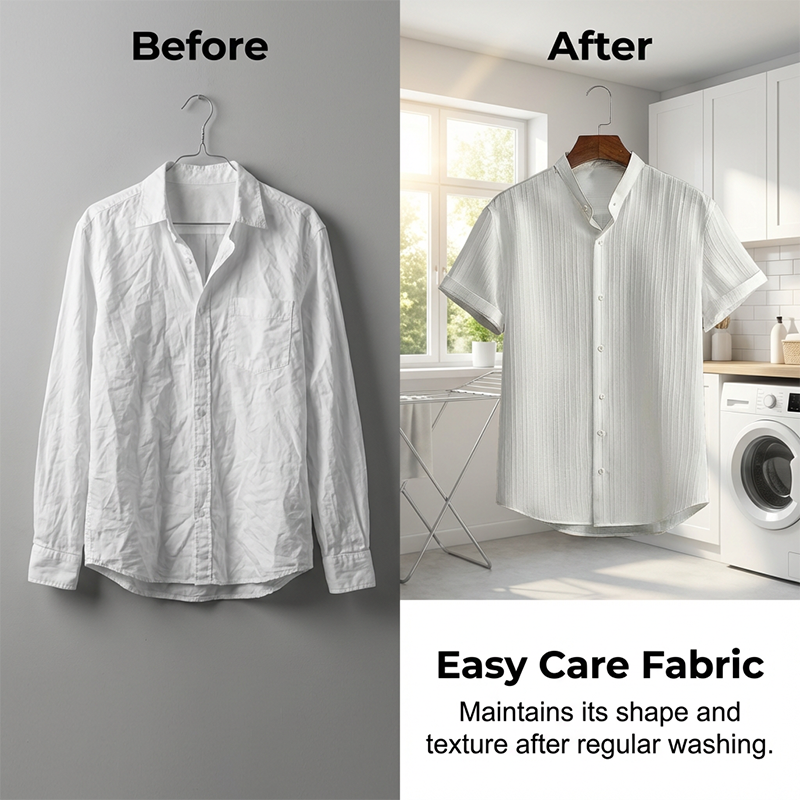 👔🔥 PROMOTION FLASH 50% ! ✨ Ensemble Homme 2 Pièces Texturé – Chemise & Pantalon Décontracté, Coupe Coordonnée & Respirante 🧳