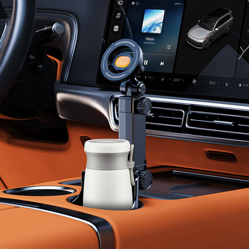 🧲Support téléphone pour porte-gobelet – aimant N52 – ajustable à 360° – utilisation à une main