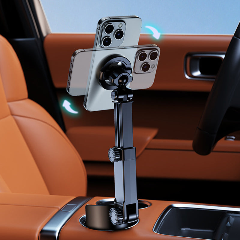 🧲Support téléphone pour porte-gobelet – aimant N52 – ajustable à 360° – utilisation à une main