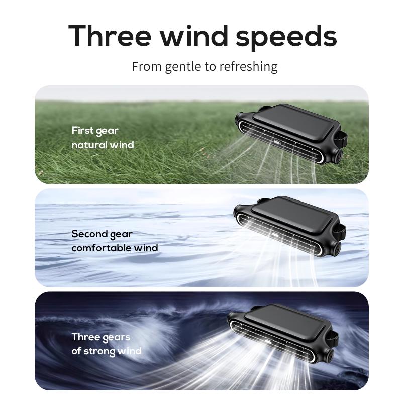 🏆 Ventilateur pour siège auto BreezGo™ 🌬️ – Ventilateur rechargeable à 3 vitesses avec fixation par clip et batterie de 3000 mAh 🔋 | Recharge USB-C ⚡ pour voitures 🚗, voiturettes de golf 🛺 et camping-cars