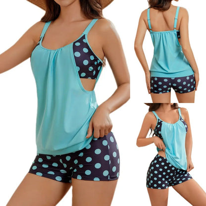 🏖️ Été chaud – 50 % de réduction 👙 Ensemble bikini deux pièces à pois pour femme