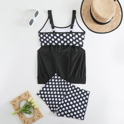 🏖️ Été chaud – 50 % de réduction 👙 Ensemble bikini deux pièces à pois pour femme