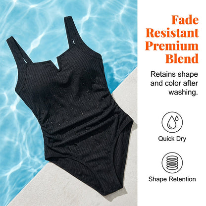 Maillot de bain une pièce amincissant pour les grandes tailles