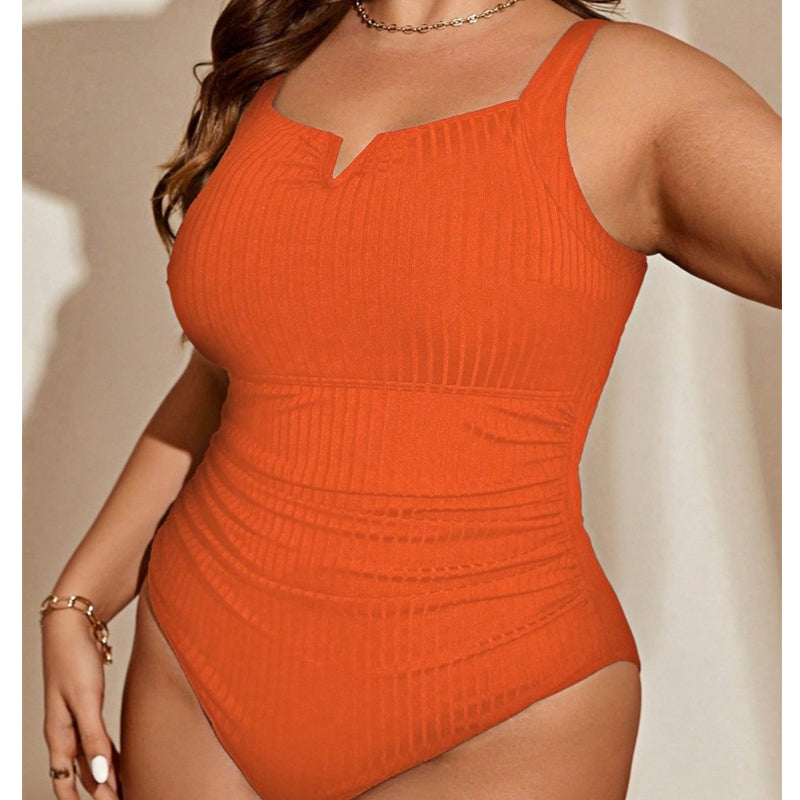 Maillot de bain une pièce amincissant pour les grandes tailles