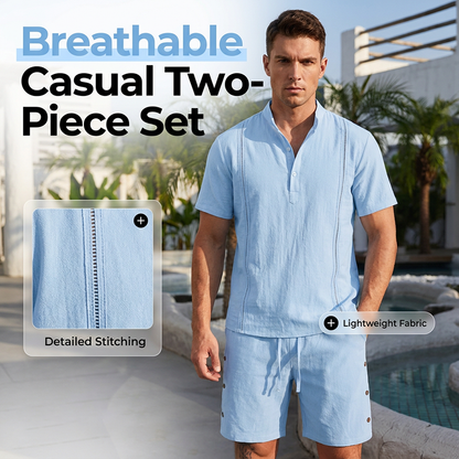 Ensemble 2 pièces homme respirant et décontracté