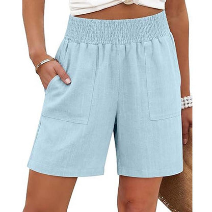 Short femme décontracté avec poches