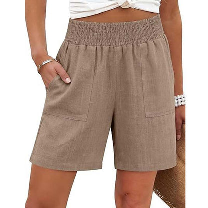 Short femme décontracté avec poches