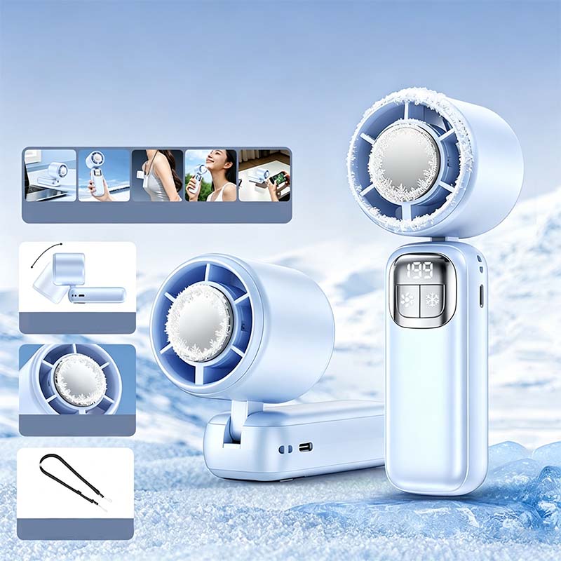 💯Ventilateur à Main à Refroidissement par Semi-conducteur