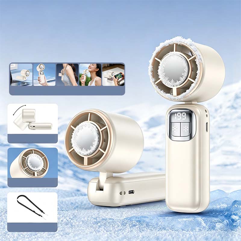 💯Ventilateur à Main à Refroidissement par Semi-conducteur