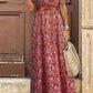 Robe sans manches LUNE Holiday Leisure à imprimé cachemire
