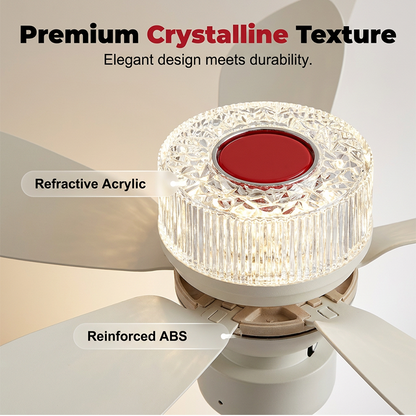 🌀 50% DE RÉDUCTION ⏰ Ventilateur de plafond 3-en-1 avec lumière & enceinte Bluetooth – Fraîcheur, lumière douce & musique – confort toute la journée pour salon ou chambre 🛋️