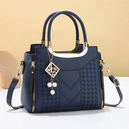 🌸👜 PROMO FLASH 50% ! Sac À Main Femme Élégant – Poignées & Bandoulière, Cuir PU, Texture Coutures en V, 8 Couleurs, Organisation Intelligente ✨