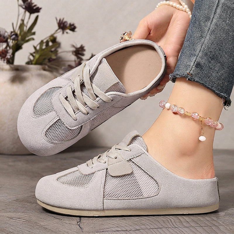 💃 Promotion exceptionnelle 2026 : 50 % de réduction 💎 Baskets-mules pour femme avec empiècements en maille respirante