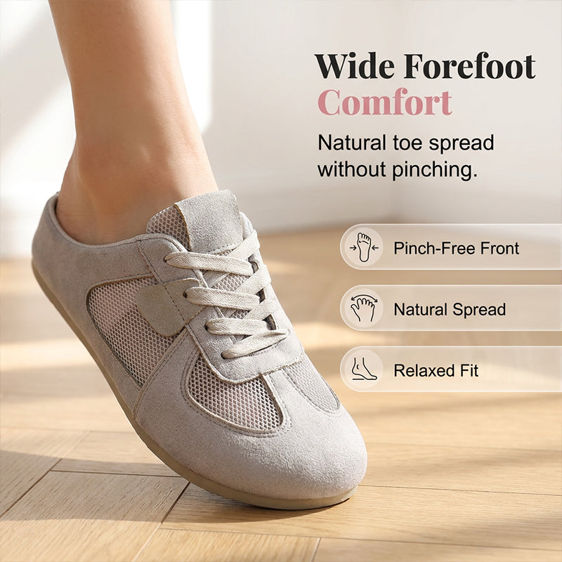 💃 Promotion exceptionnelle 2026 : 50 % de réduction 💎 Baskets-mules pour femme avec empiècements en maille respirante