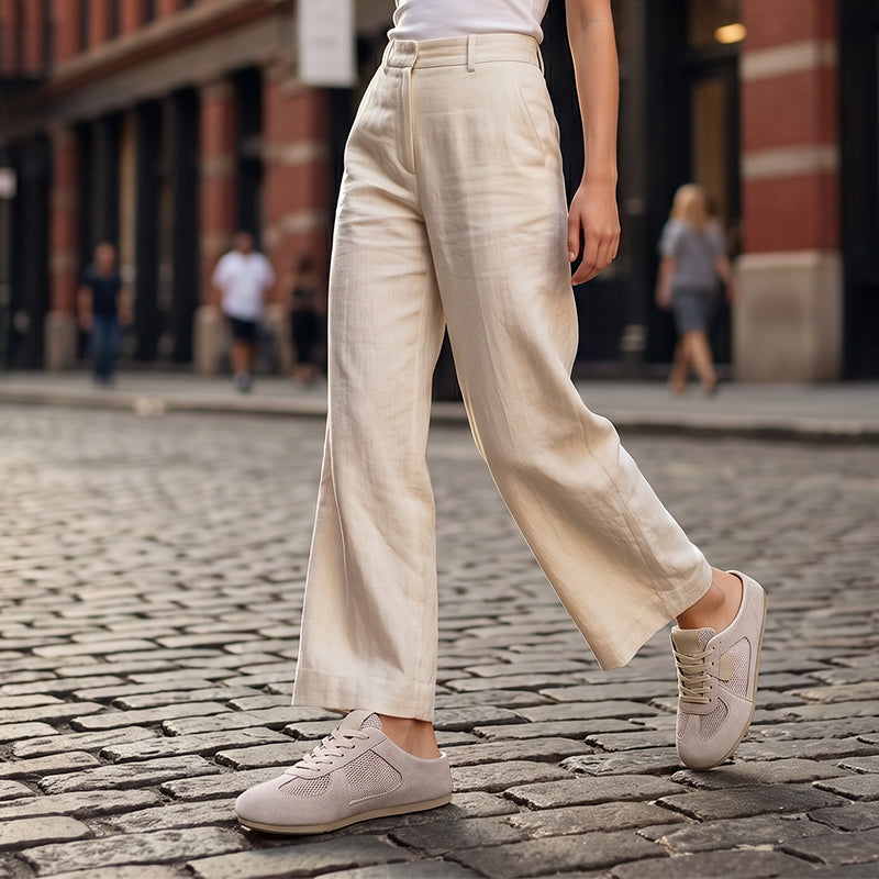 💃 Promotion exceptionnelle 2026 : 50 % de réduction 💎 Baskets-mules pour femme avec empiècements en maille respirante