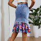 🧜‍♀️ Jupe sirène en jean taille haute pour femme – moulante et élégante