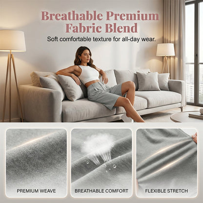 🌿 Tissu haute qualité respirant – Restez fraîche & stylée pendant les jours chauds !
