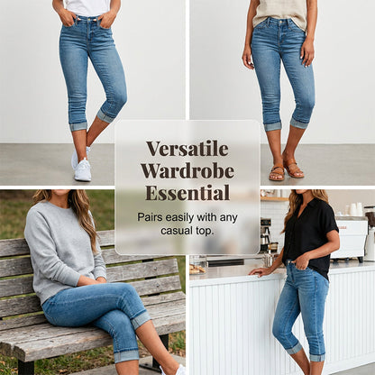 🌟 Aussi confortable qu'un legging – aussi stylé qu'un jean ! Votre nouveau pantalon préféré pour l'été