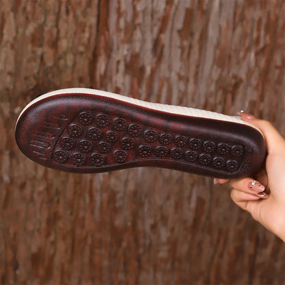 👟🌬️ Ballerines en tricot respirant pour femme – Douces et respirantes, confortables même après de longues promenades