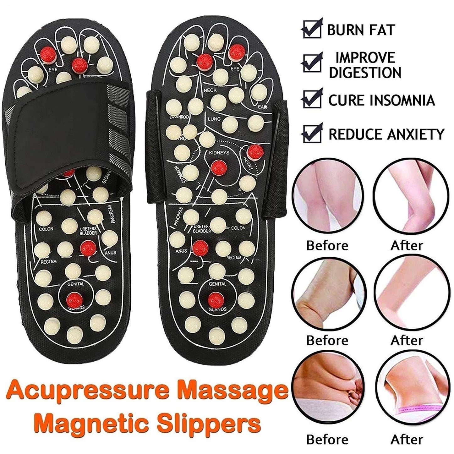 Chaussons d'acupression et de magnétothérapie 🔥60 % DE RÉDUCTION !🔥