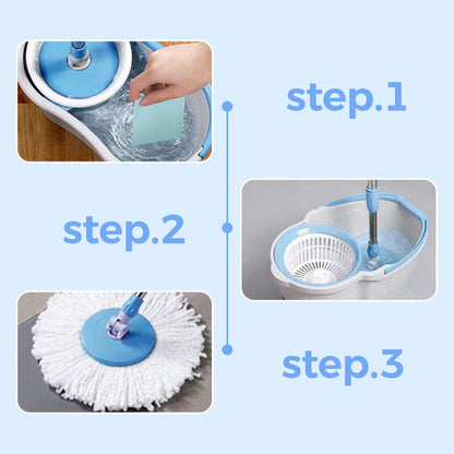 Lingettes nettoyantes pour sols à laver