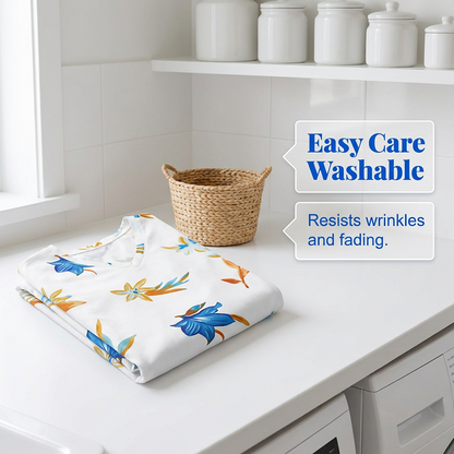 🥳 50 % DE RÉDUCTION ! 🥳 – Mini-robe élégante à motifs floraux & volants – Parfaite pour les chaudes journées d'été !