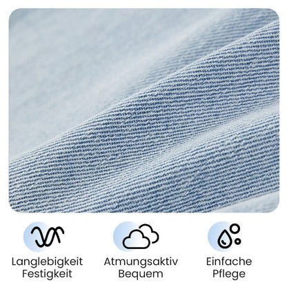 👖 OFFRE À DURÉE LIMITÉE : 50 % DE RÉDUCTION ! ✨ Robe en jean pour femme à épaules dénudées – encolure en V, coupe fluide, style bohème 🌼
