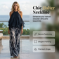 🔥 Le look le plus tendance de cet été ! 🥳 50 % DE RÉDUCTION ! 🥳  – Ensemble à col noué avec dos nu & pantalon large – Votre allié polyvalent pour toutes les occasions !
