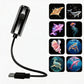Veilleuse projecteur lune et galaxie USB