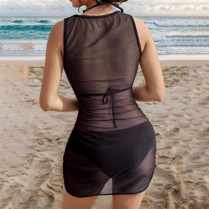☀️Ensemble bikini 3 pièces avec paréo imprimé👙Style d'été, confort et confiance en soi – tout en un !🌴