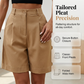 🔥 NOUVEAU + -50% + 50.000+ vendus 🔥 Short plissé taille haute pour femme