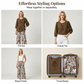 🌴OFFRE LIMITÉE ! Ensemble Tropische Twee-Delige 👗 Confort & Style