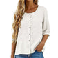 ⭐ Plus de 5.000 avis positifs ! ⭐ Blouse en coton et lin brodée pour femme