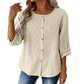 ⭐ Plus de 5.000 avis positifs ! ⭐ Blouse en coton et lin brodée pour femme