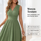 Robe Élégante Sans Manches Col V pour Femme