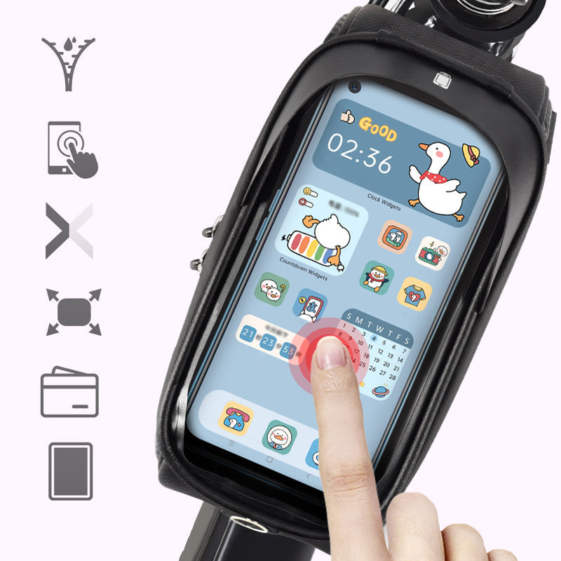 📱💦 L'accessoire indispensable pour tout cycliste : sacoche étanche pour téléphone portable