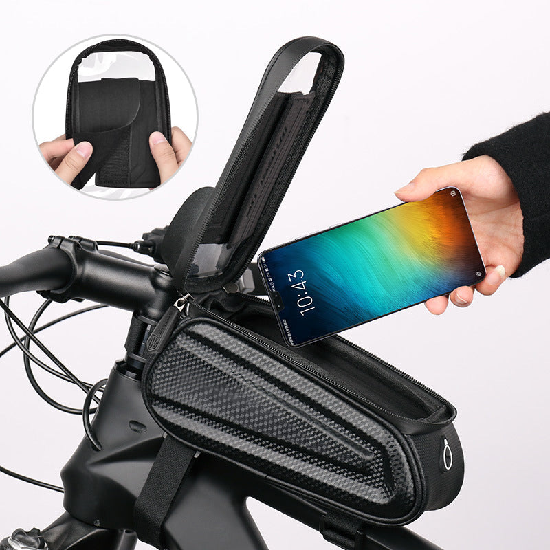 📱💦 L'accessoire indispensable pour tout cycliste : sacoche étanche pour téléphone portable