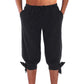 Pantalon de pirate viking pour homme avec jambes à lacets