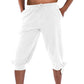 Pantalon de pirate viking pour homme avec jambes à lacets