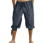 Pantalon de pirate viking pour homme avec jambes à lacets
