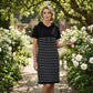 ✨ Nouveautés ✨ Robe midi à capuche rayée avec poches