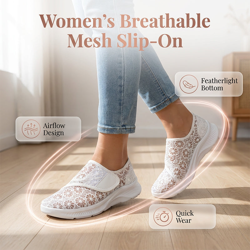 👡🌬️ Chaussures de sport pour femme à tige en mesh respirant