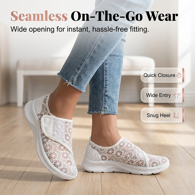 👡🌬️ Chaussures de sport pour femme à tige en mesh respirant