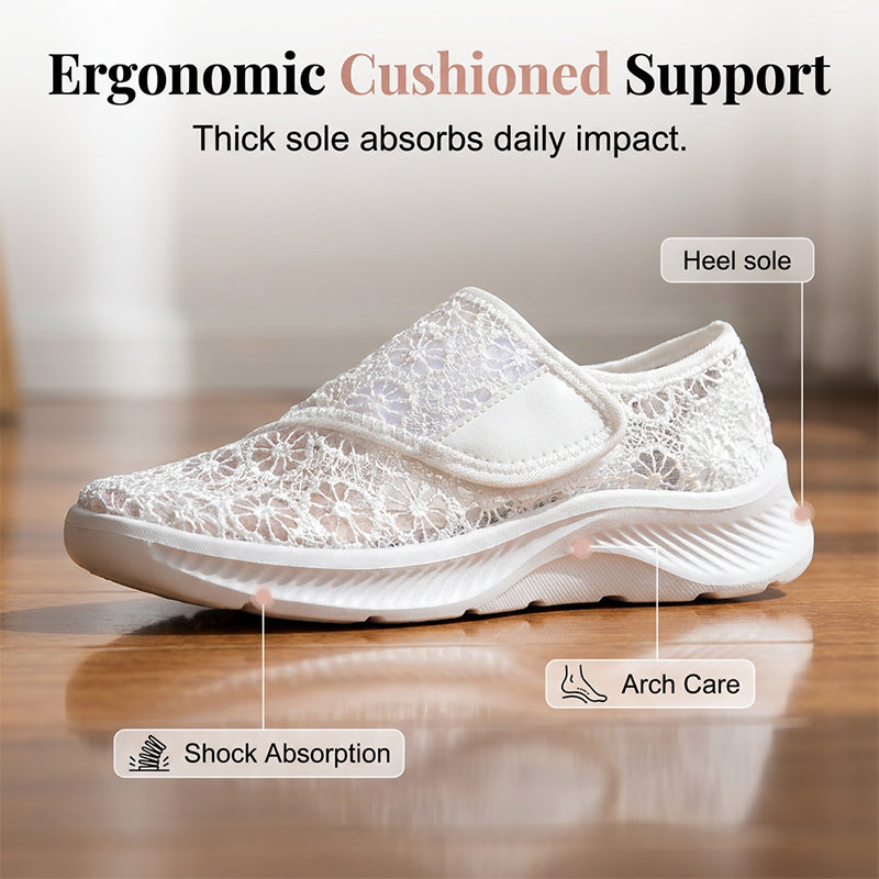 👡🌬️ Chaussures de sport pour femme à tige en mesh respirant