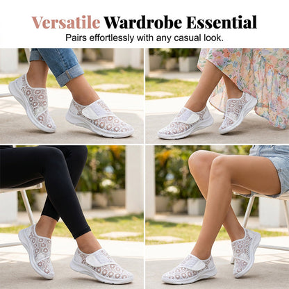 👡🌬️ Chaussures de sport pour femme à tige en mesh respirant