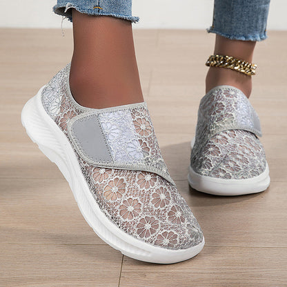 👡🌬️ Chaussures de sport pour femme à tige en mesh respirant