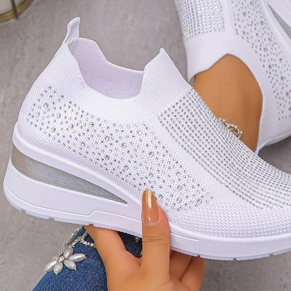 🚚 Réapprovisionnement – dépêchez-vous ! Chaussures de marche en tricot respirant pour femmes